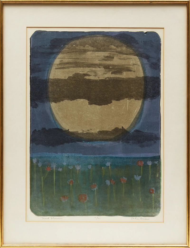 John Harold Thomas Snow, Wind Flowers, lithograph - view 2