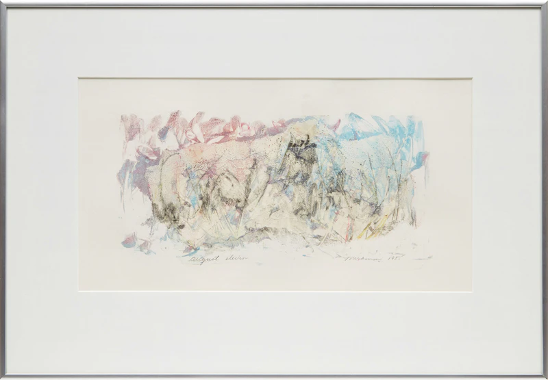 Violetta Miramon Moore, August Eleven, soft-ground etching - view 2