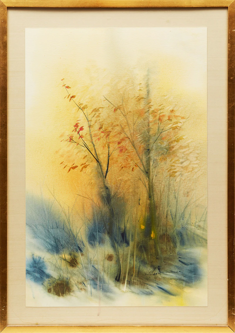 Marjorie Pigott, A Touch of Autumn, watercolour - view 2