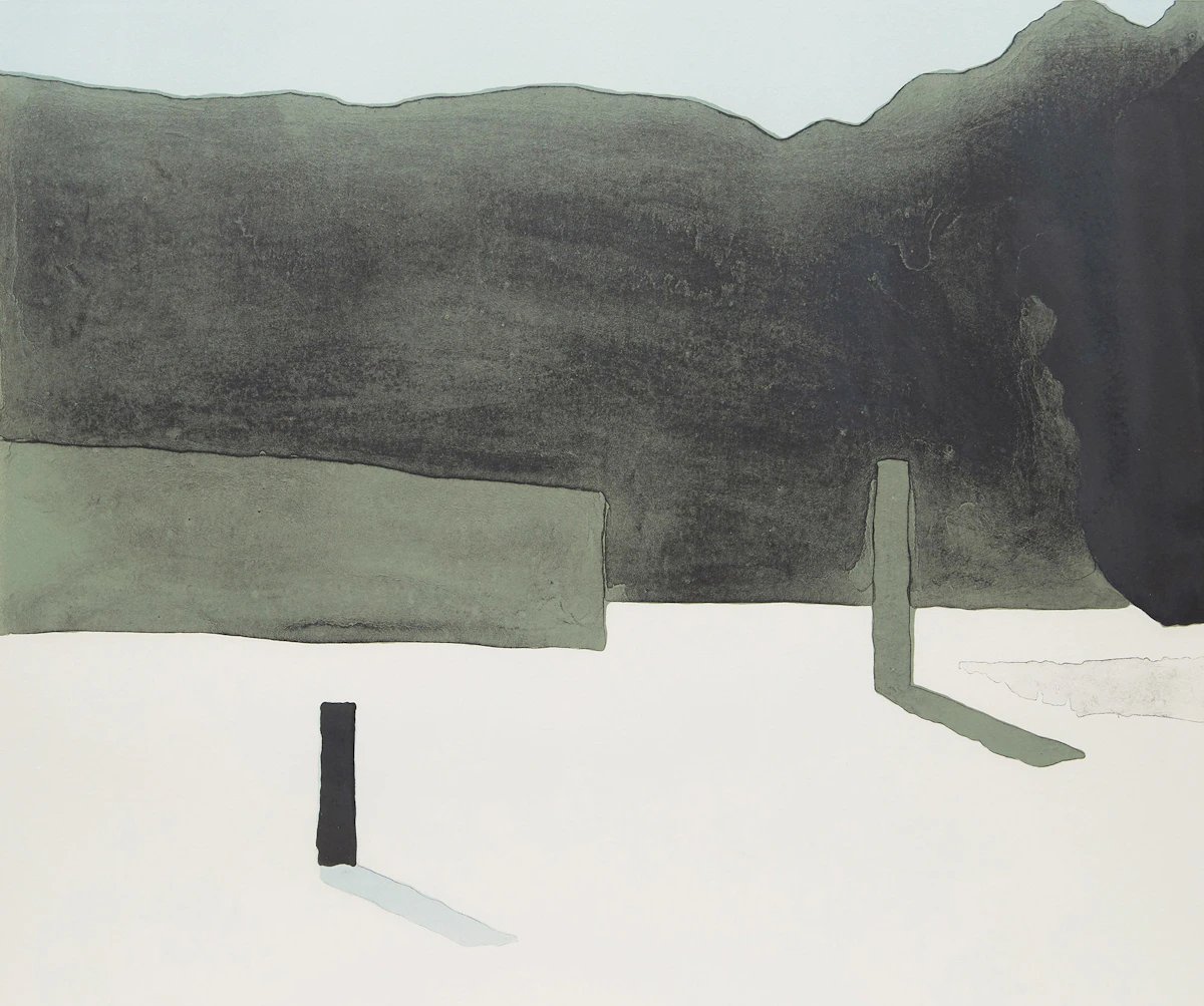 Toni Onley, Valley to the Sea, serigraph