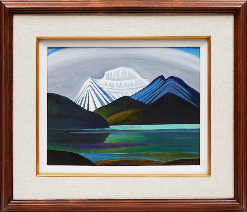 Mountains and Lake, After Lawren Harris by Patrick M. Hickman