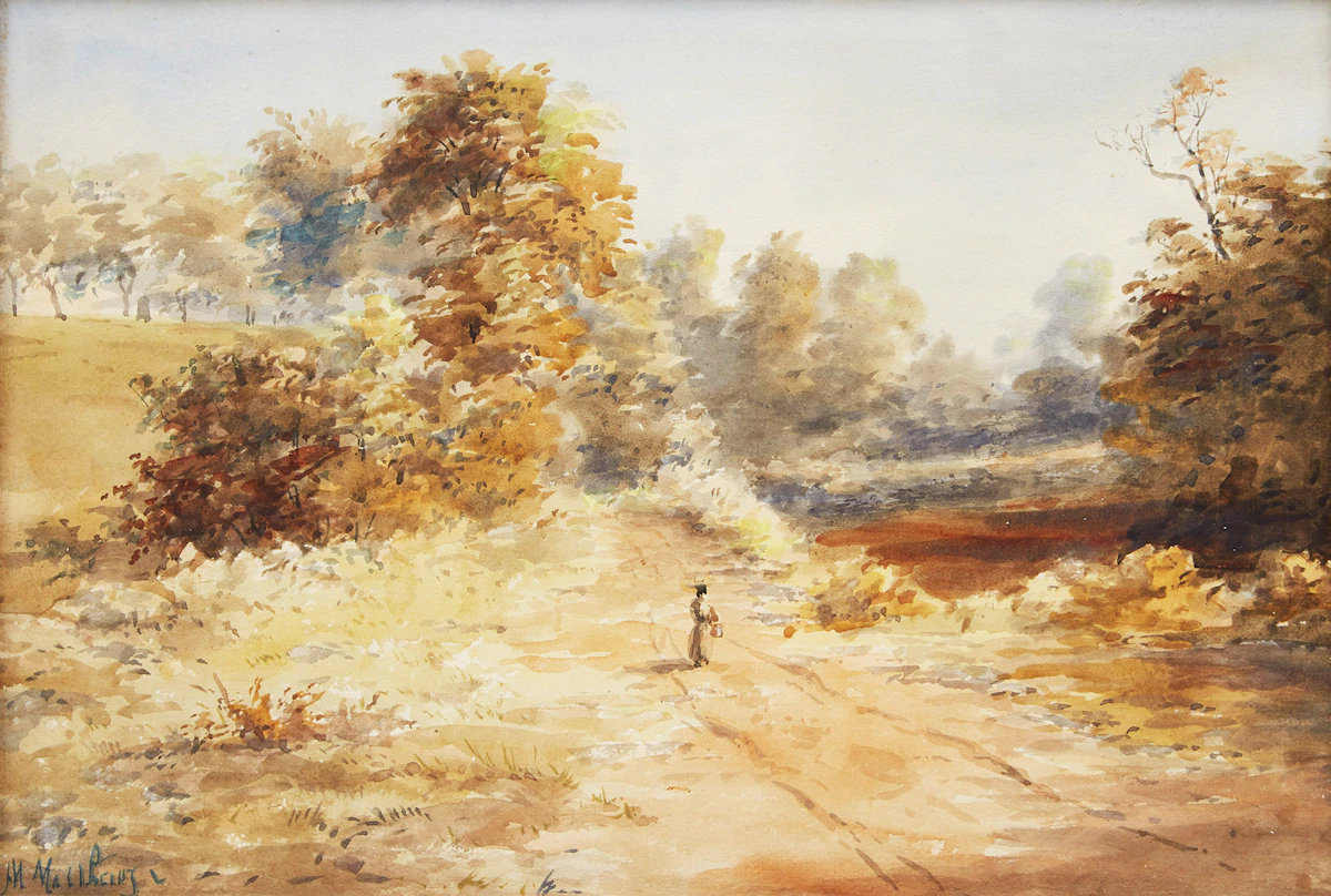 Marmaduke Matthews, Wychwood Park, watercolour