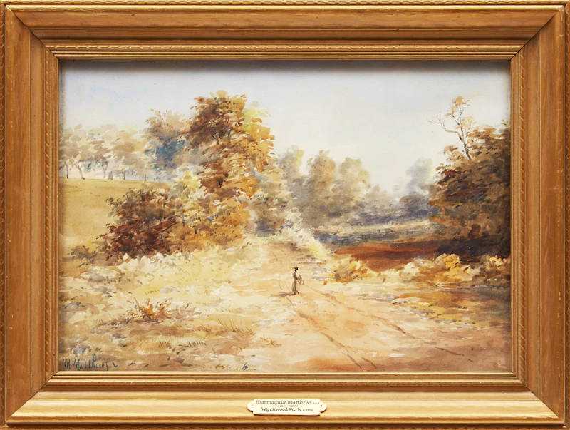 Marmaduke Matthews, Wychwood Park, watercolour - view 2