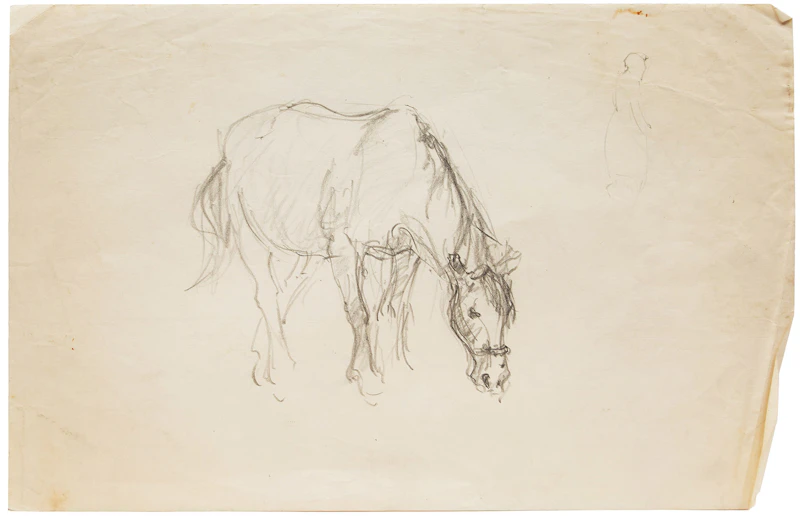 Nude; Horse by Manly Edward MacDonald