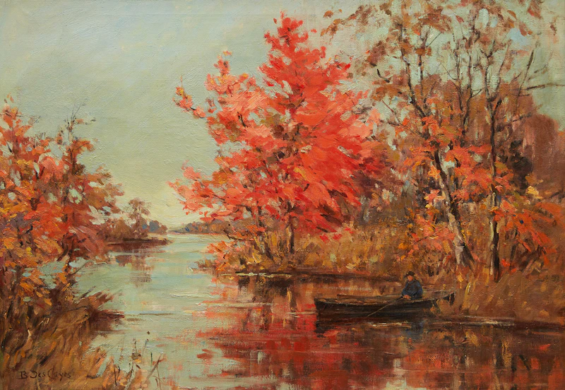 Autumn on the St. Francis by Berthe Des Clayes