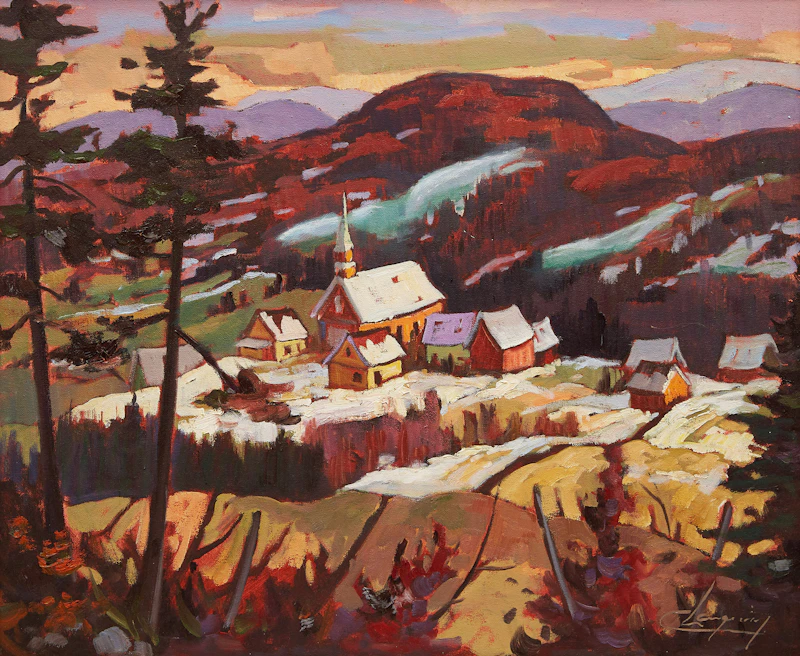 Claude Langevin, “Le beau Eglise” Petit Saguenay