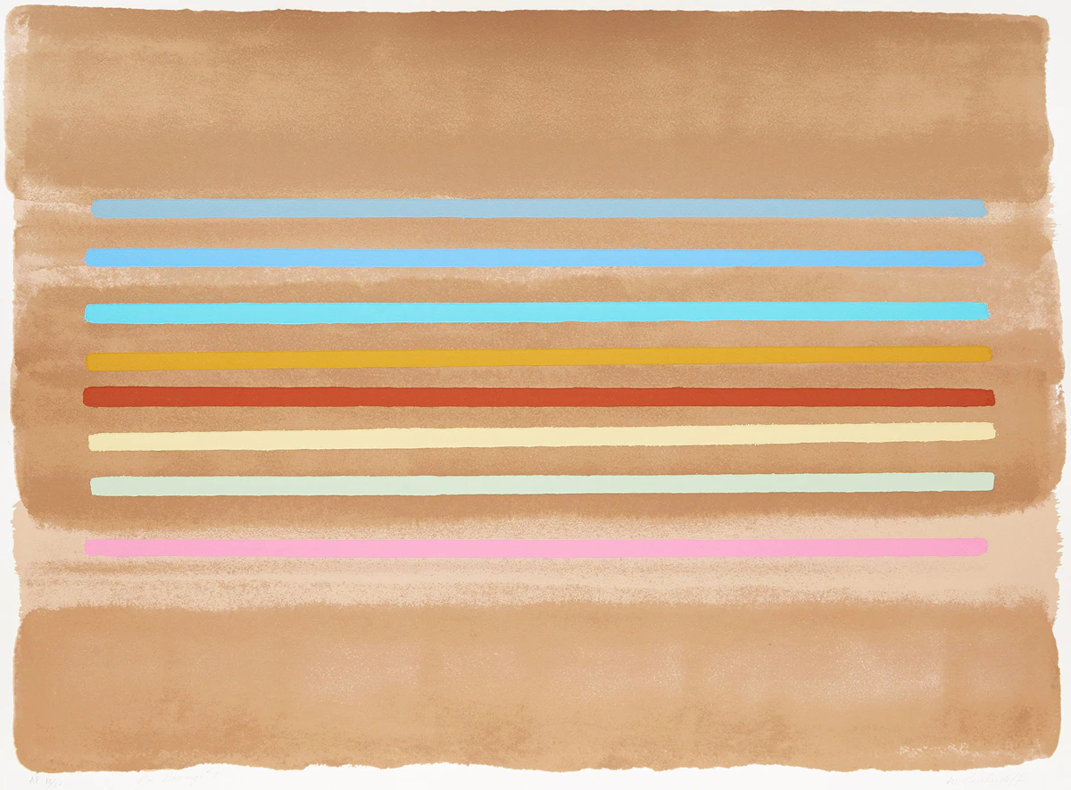 William Perehudoff, La Plonge #9, colour lithograph