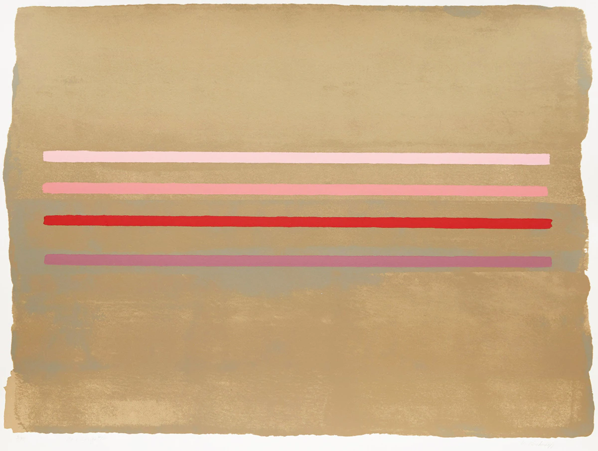 William Perehudoff, La Plonge #10, colour lithograph