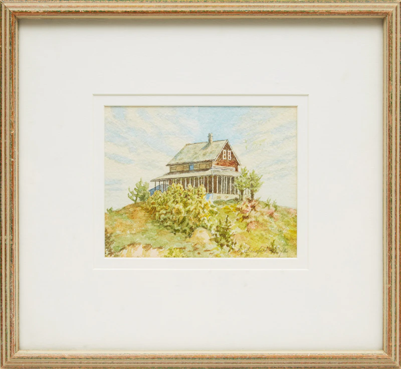 Ernest Sawford Dye, House of Canadian Poet Wm. Henry Drummond, watercolour - view 2