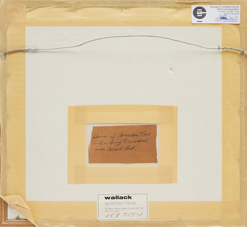 Ernest Sawford Dye, House of Canadian Poet Wm. Henry Drummond, watercolour - view 3