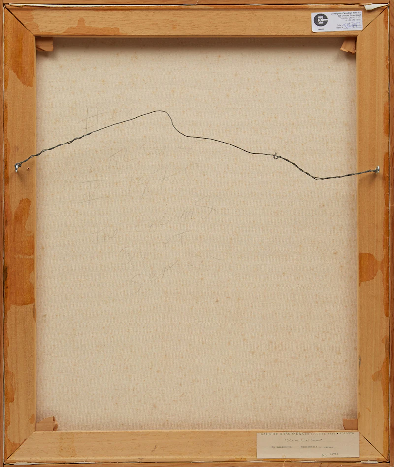 Norman Laliberté, The Calm and Quiet Season, mixed media on canvas - view 3