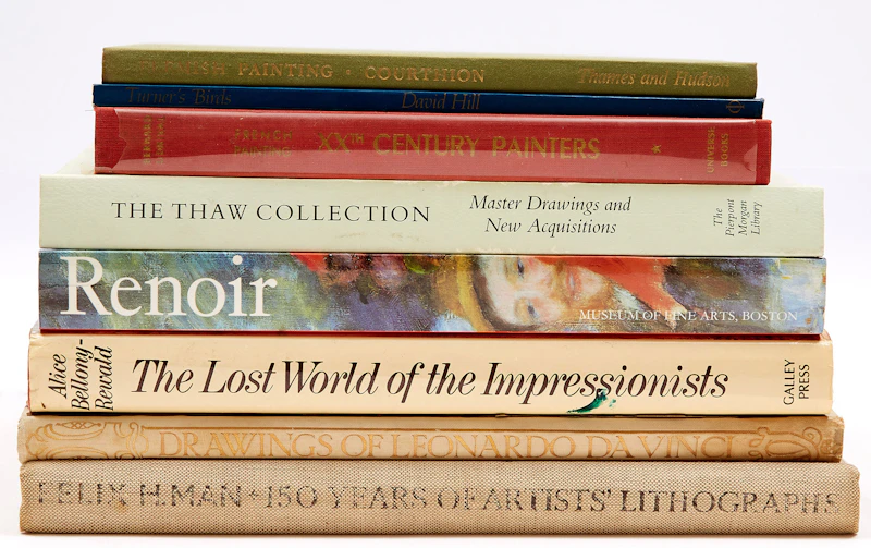 Selection of Eight Books on Historical European Art by Books and Reference