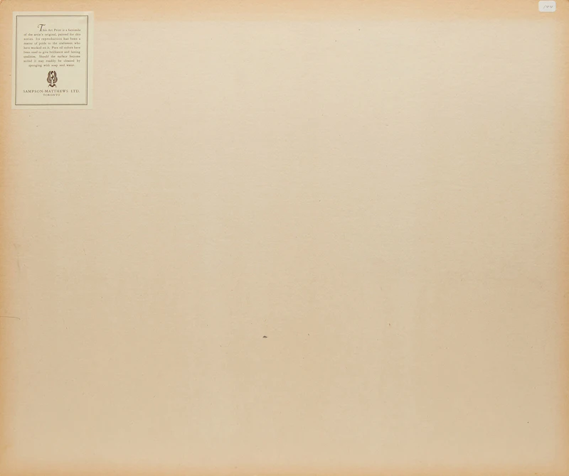 Unknown Artist, Ice Cutting, sampson-matthews silkscreen - view 2