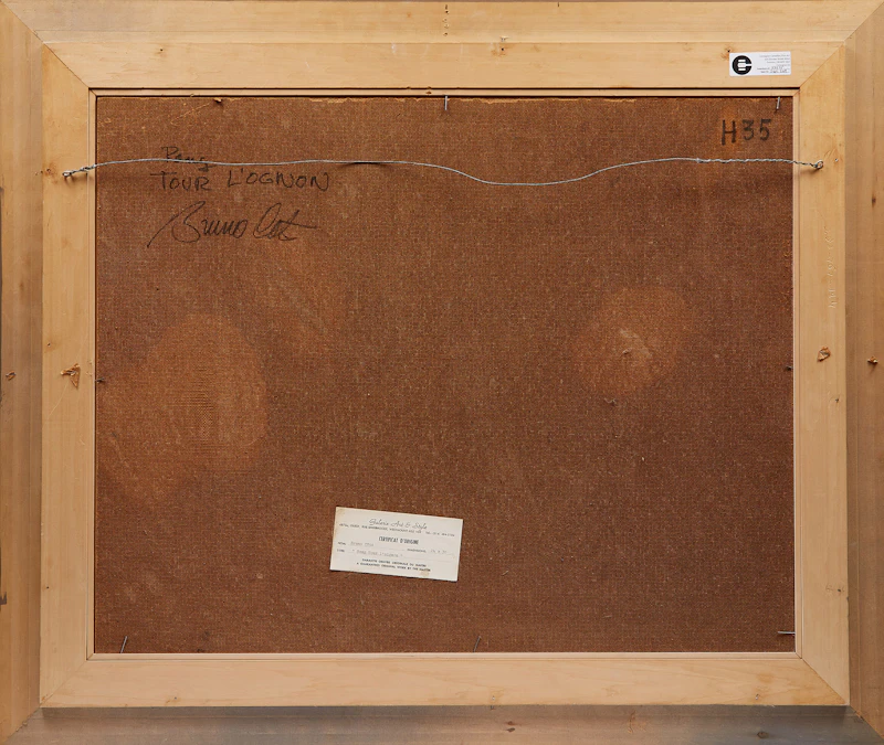 Bruno Côté, Rang Tour L’oignon , oil on board, 1982 - view 3