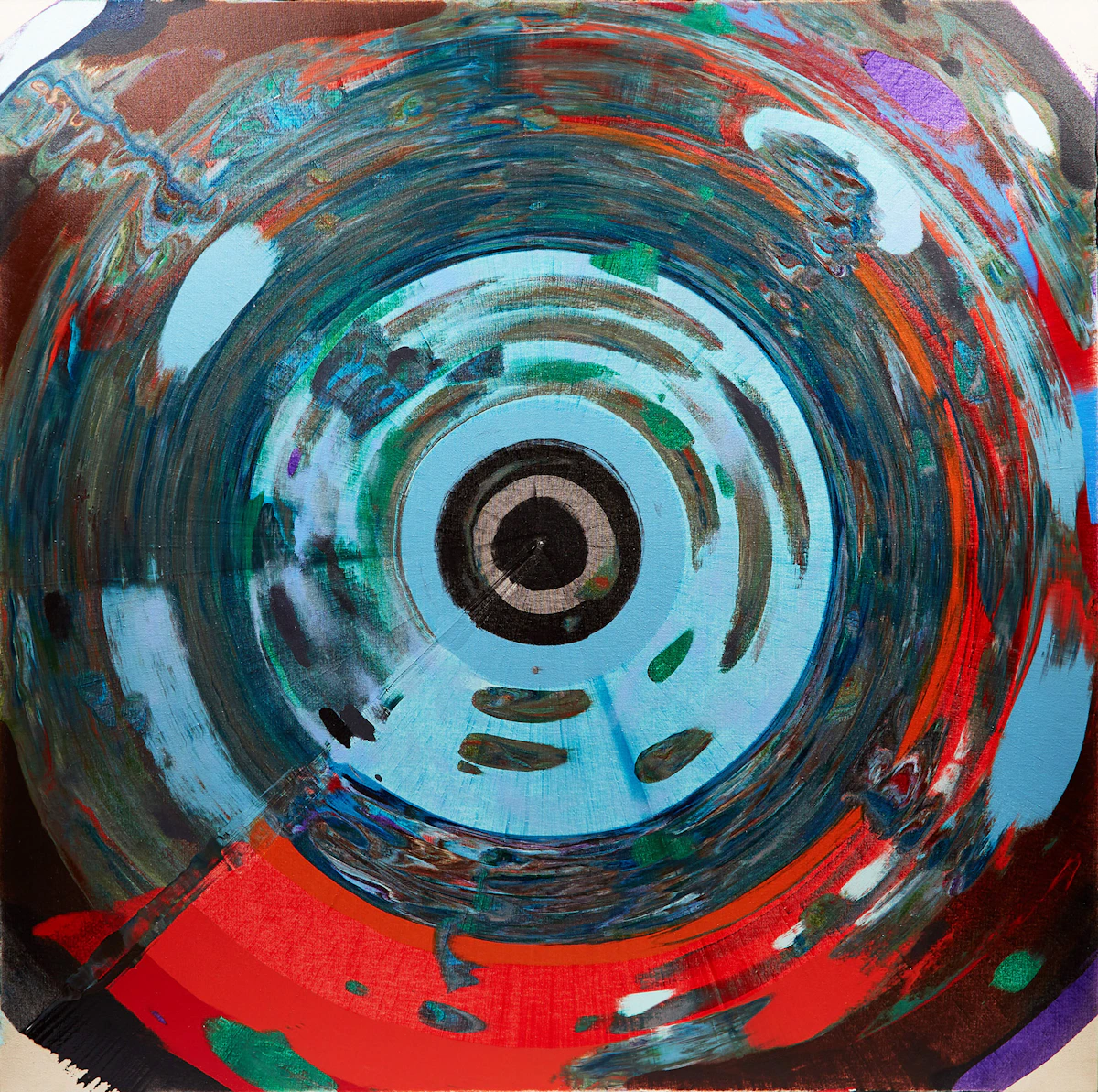 Joseph Drapell, Festival, acrylic on canvas, 1976
