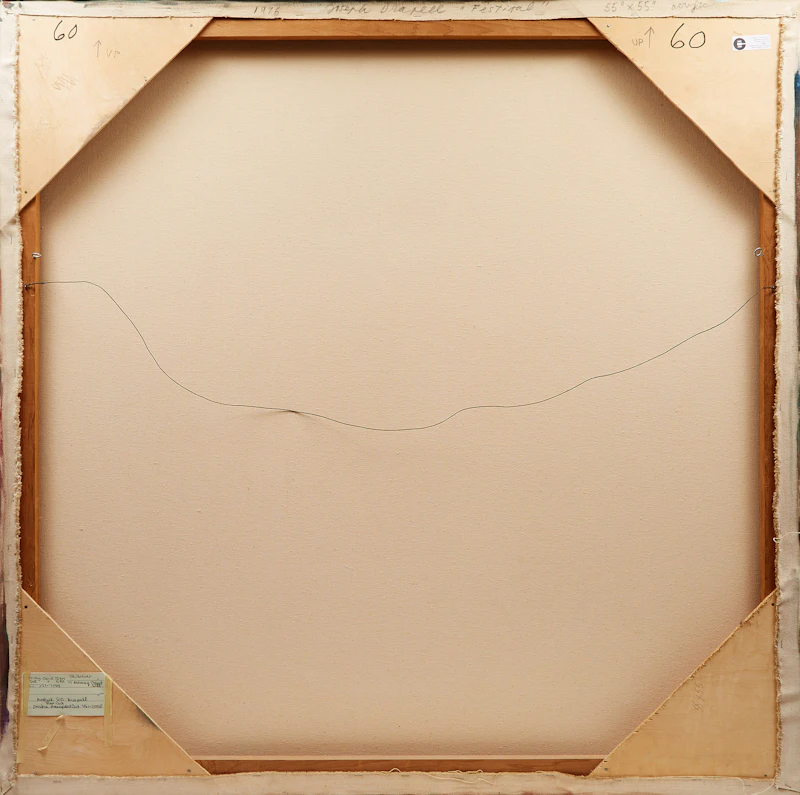 Joseph Drapell, Festival, acrylic on canvas, 1976 - view 3
