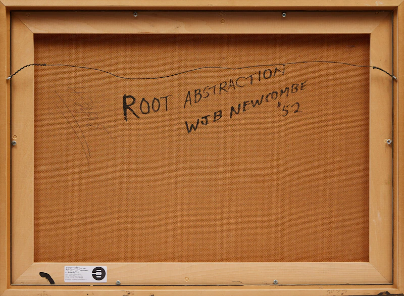 William John Bertram Newcombe, Root Abstraction, oil on board - view 3
