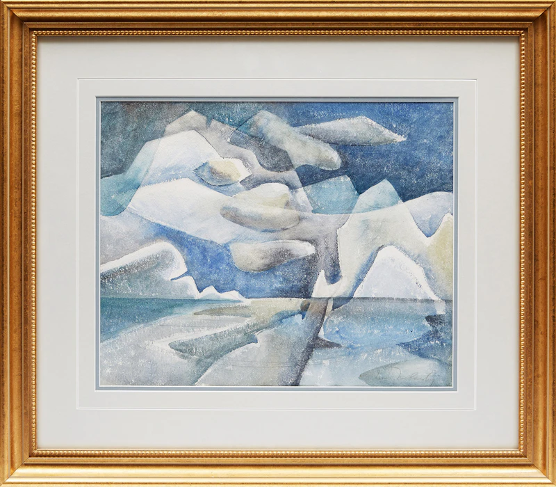 Doris Jean McCarthy, Iceberg Fantasy, watercolour - view 2