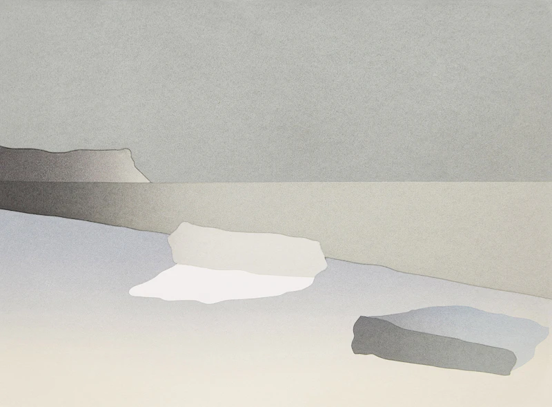 Toni Onley, Silver Shore, Japan