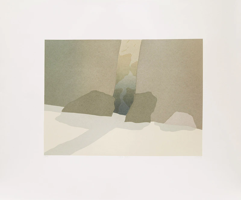 Toni Onley, Nara, Japan, colour serigraph - view 2
