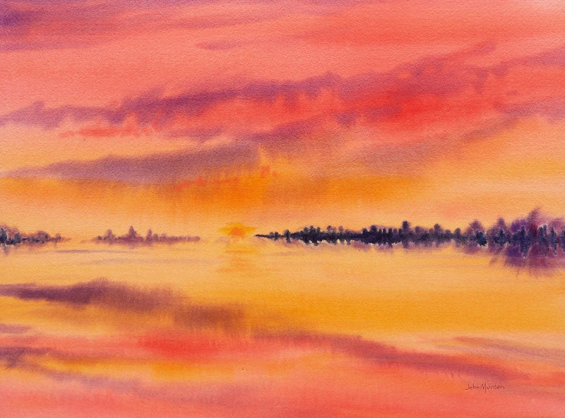 Sunset Landscape by John Murden