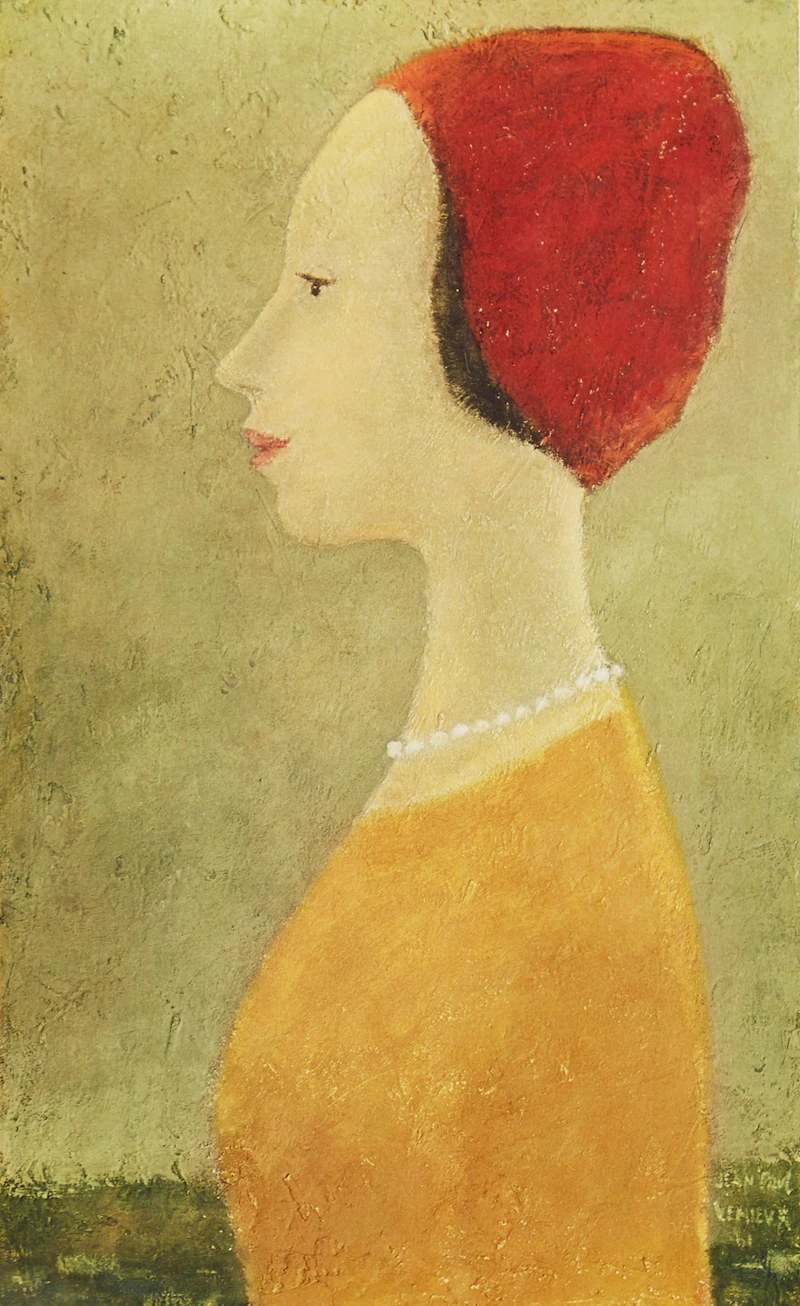 Jean Paul Lemieux, Portrait d’une jeune fille