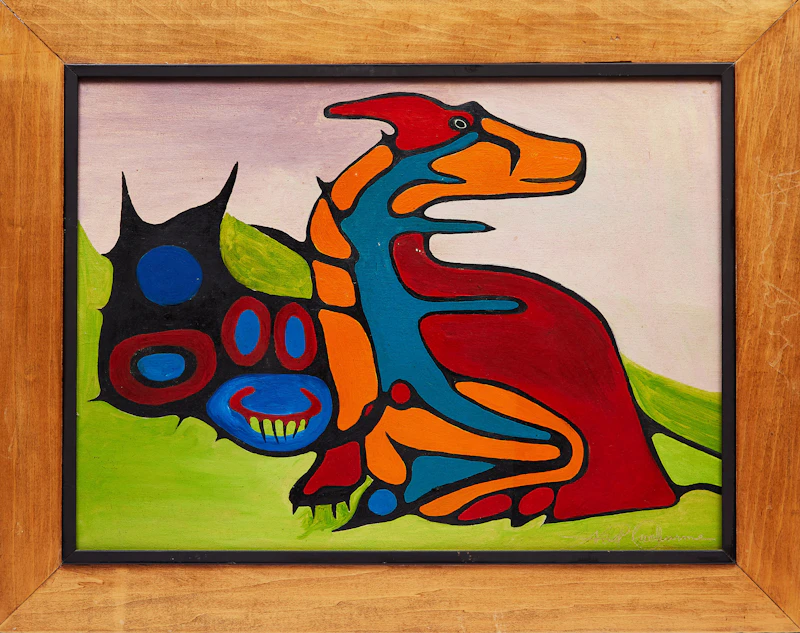 Noel Ducharme, Dog Lake Area, acrylic on canvas board - view 2