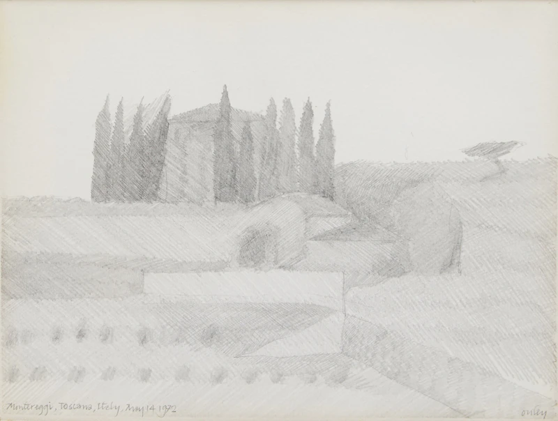 Toni Onley, Montereggi, Toscana, Italy