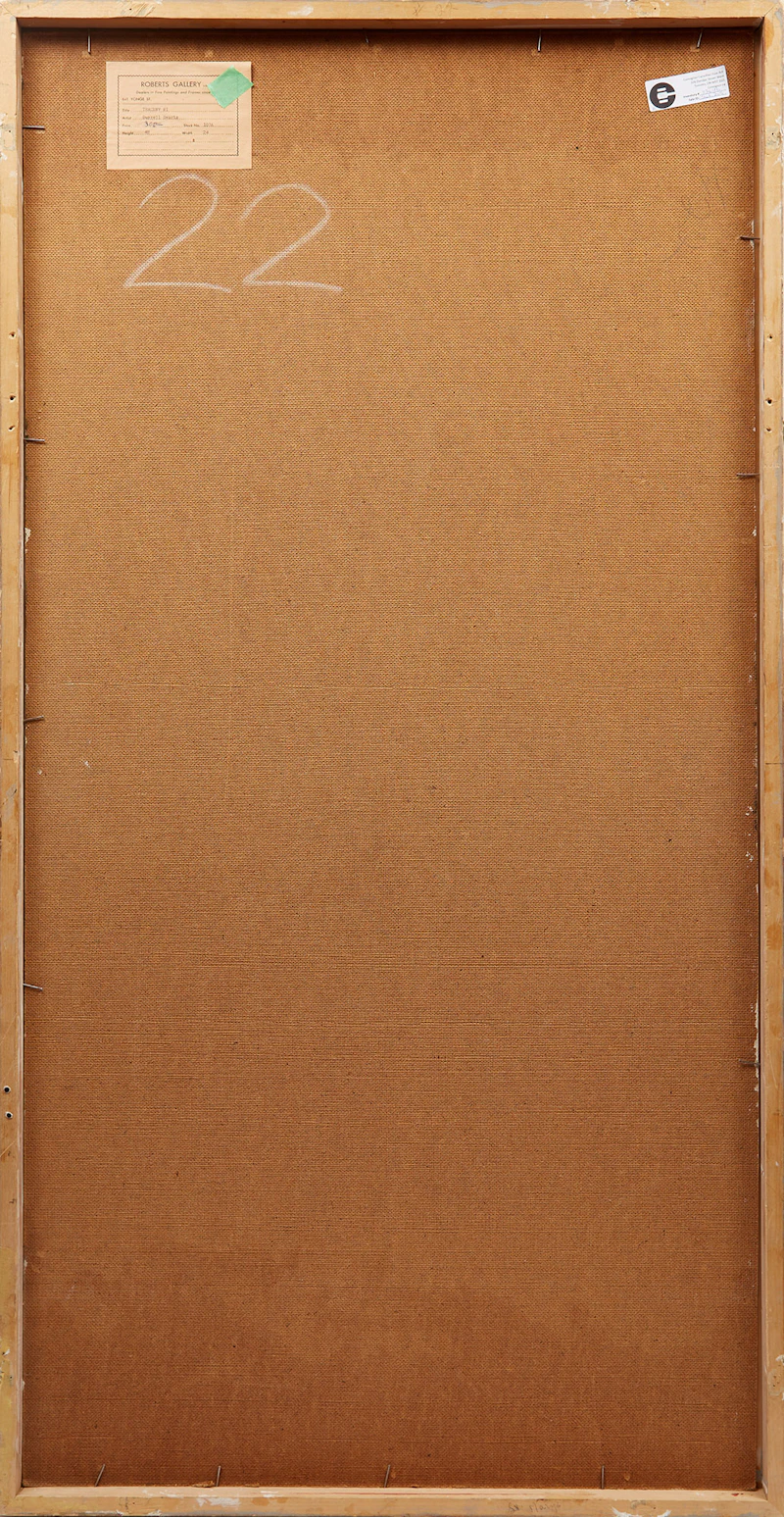 Burrell Swartz, Tracery #I, oil on board, 1963 - view 3