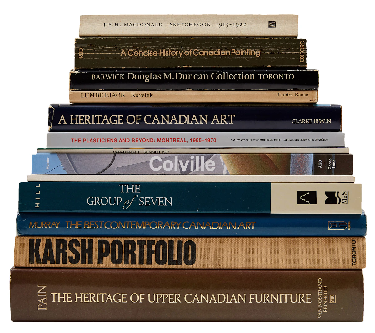 Books and Reference, Selection of Thirteen Books on Canadian Art and Canadiana , selection of thirteen books