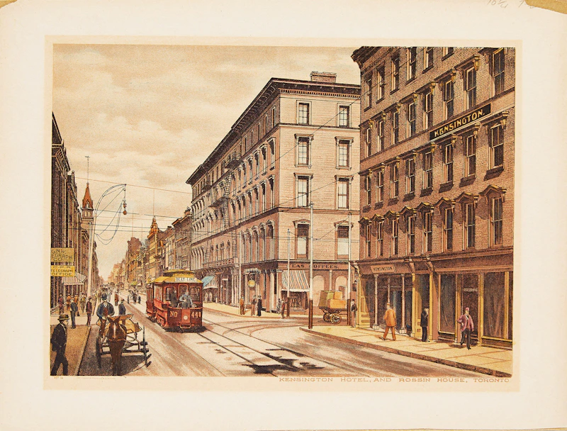 Hough and Harris Co. Ltd., Six Historical Prints, mounted to card - view 2