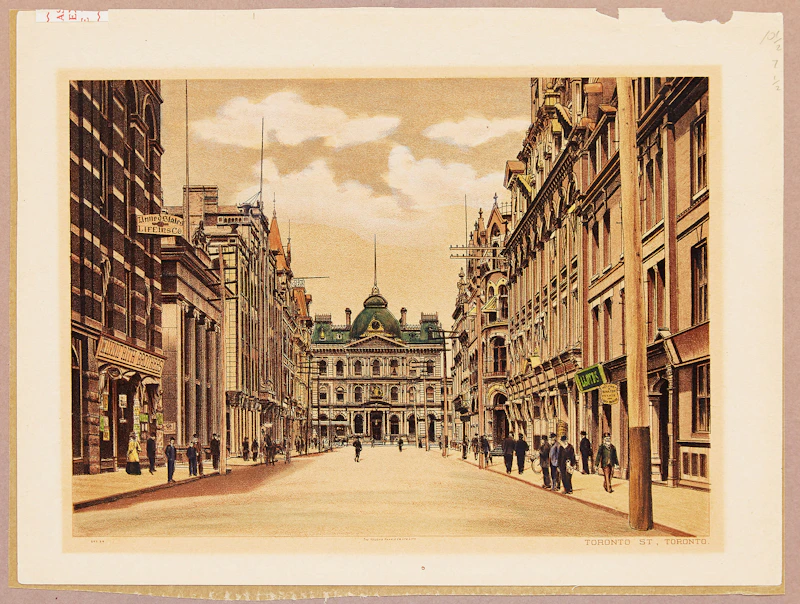 Hough and Harris Co. Ltd., Six Historical Prints, mounted to card - view 5