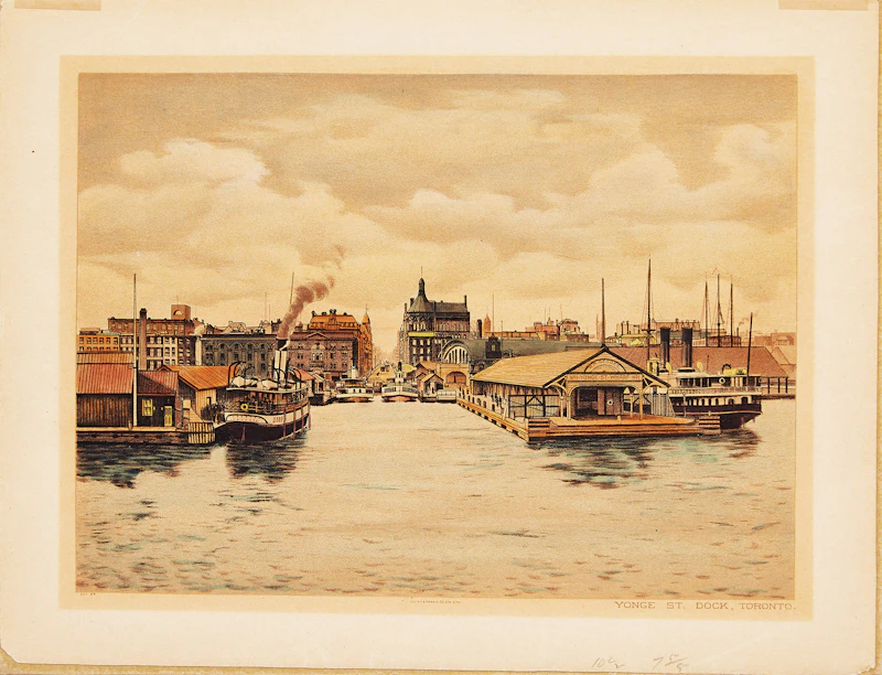Hough and Harris Co. Ltd., Six Historical Prints, mounted to card - view 8