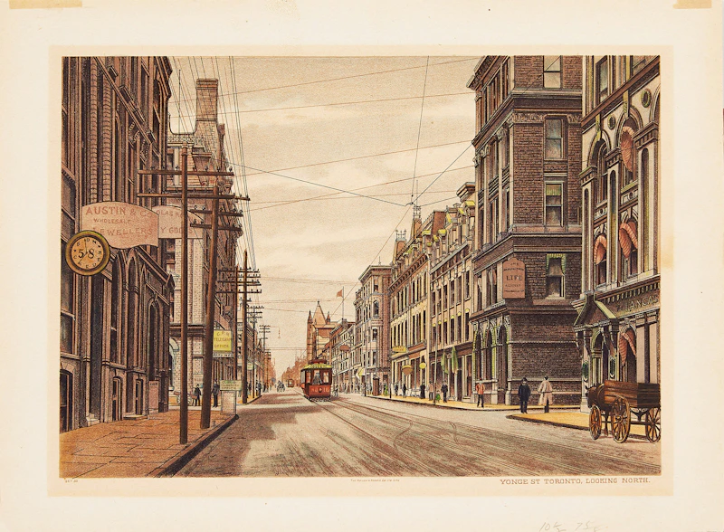Hough and Harris Co. Ltd., Six Historical Prints, mounted to card - view 14