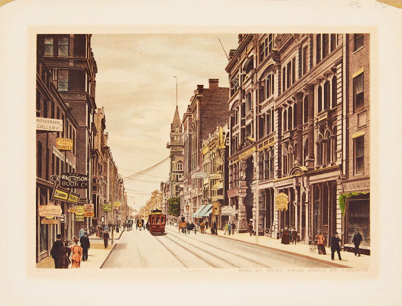 Hough and Harris Co. Ltd., Six Historical Prints, mounted to card - view 17