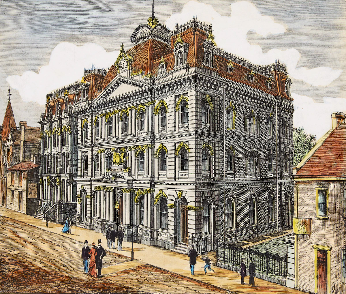 19th Century Canadian School, Four Historical Prints, four colour lithographs