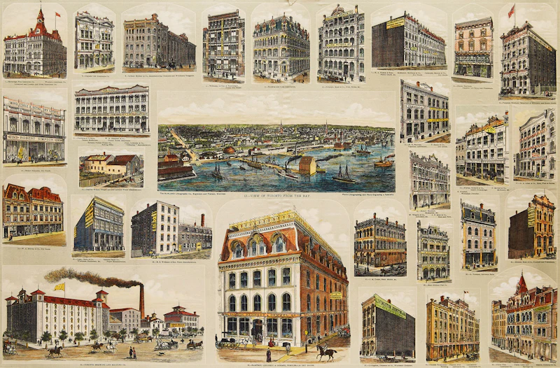 19th Century Canadian School, Four Historical Prints, four colour lithographs - view 10