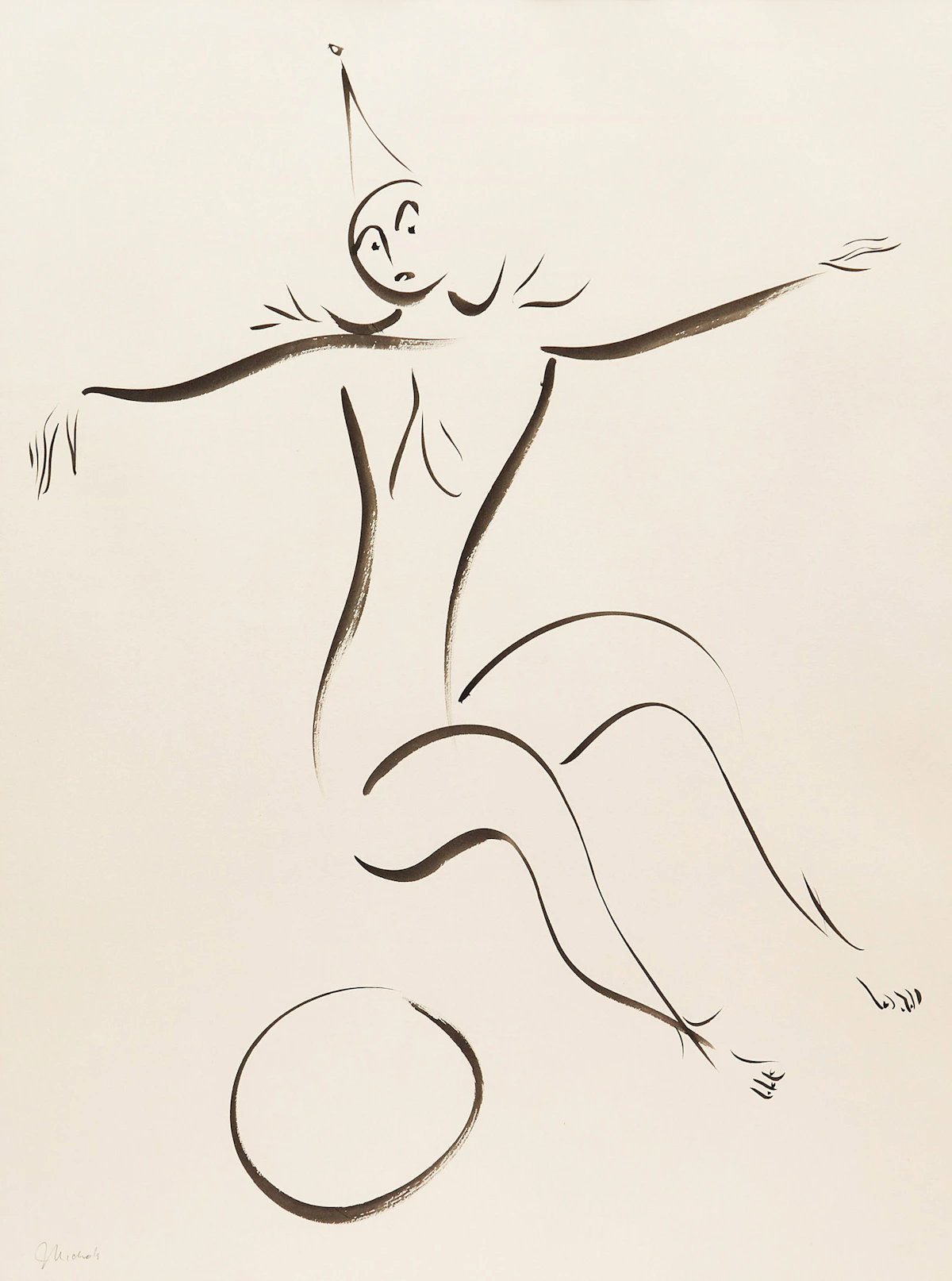 Jack Nichols, Ricochet , ink on paper
