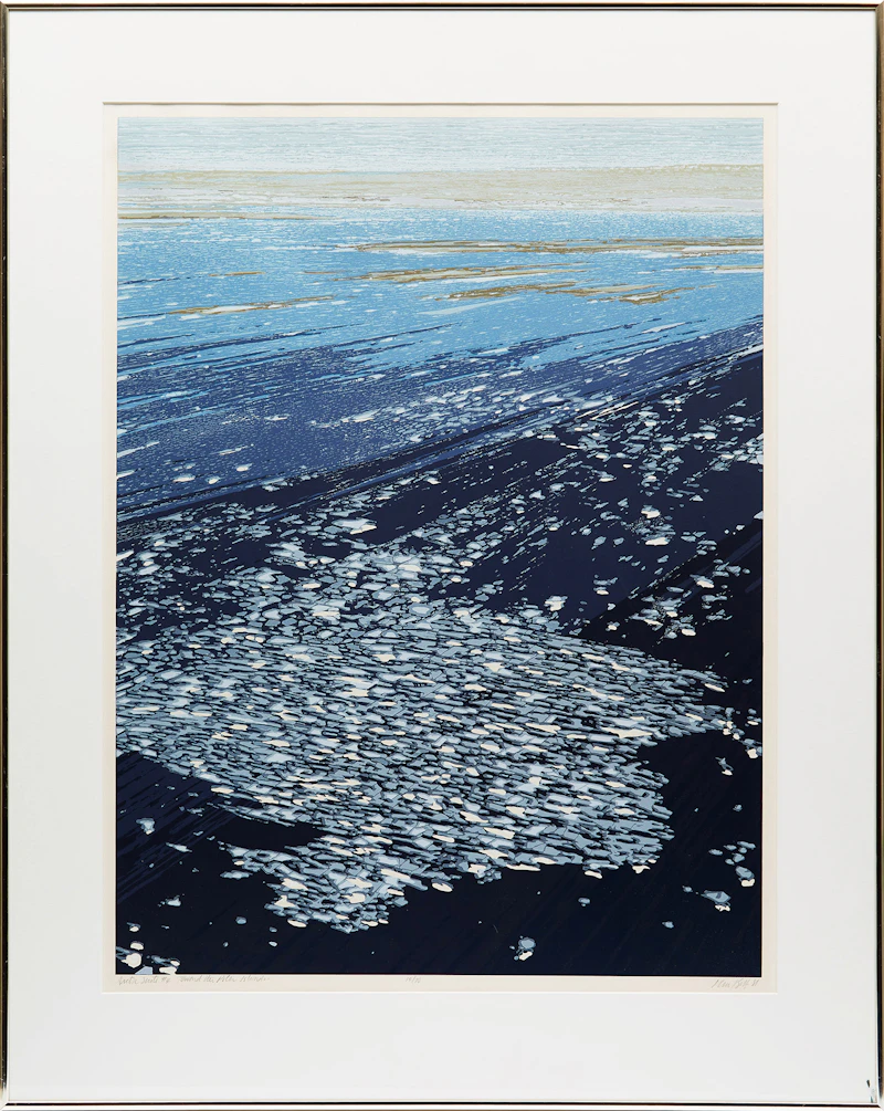 Ronald William Bolt, Arctic Suite #4: Toward the Polar Islands , colour serigraph, 1981 - view 2