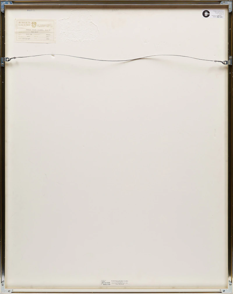 Ronald William Bolt, Arctic Suite #4: Toward the Polar Islands , colour serigraph, 1981 - view 3