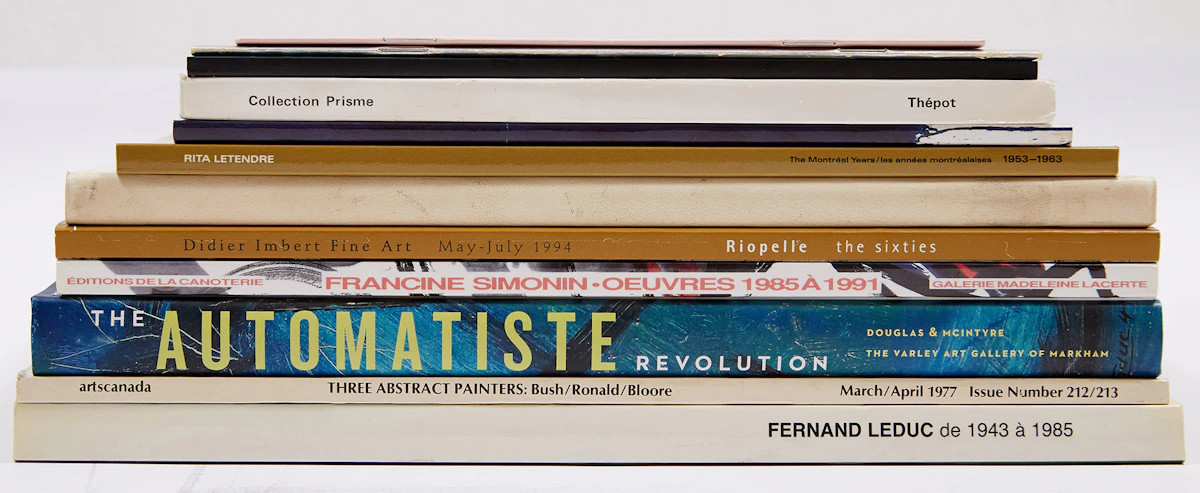 Books and Reference, Thirteen Reference Books on Canadian Art , no-medium