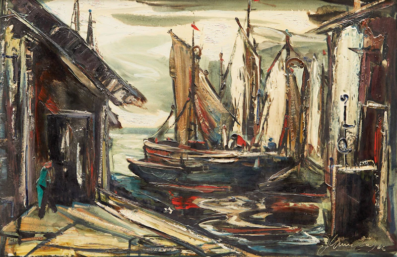 Joseph Giunta, Bateaux de peche, Atlantique