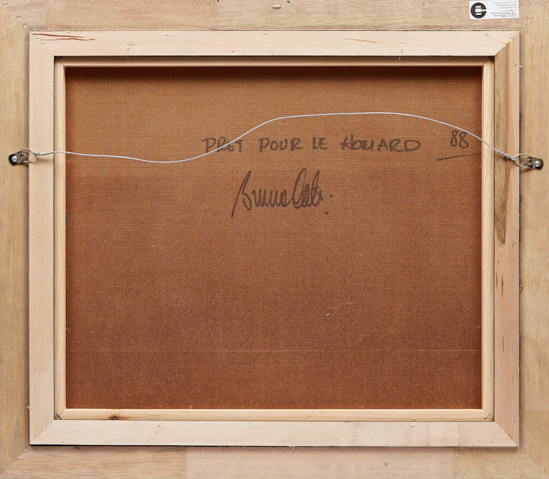 Bruno Côté, Pret pour le Houard, oil on board, 1988 - view 3
