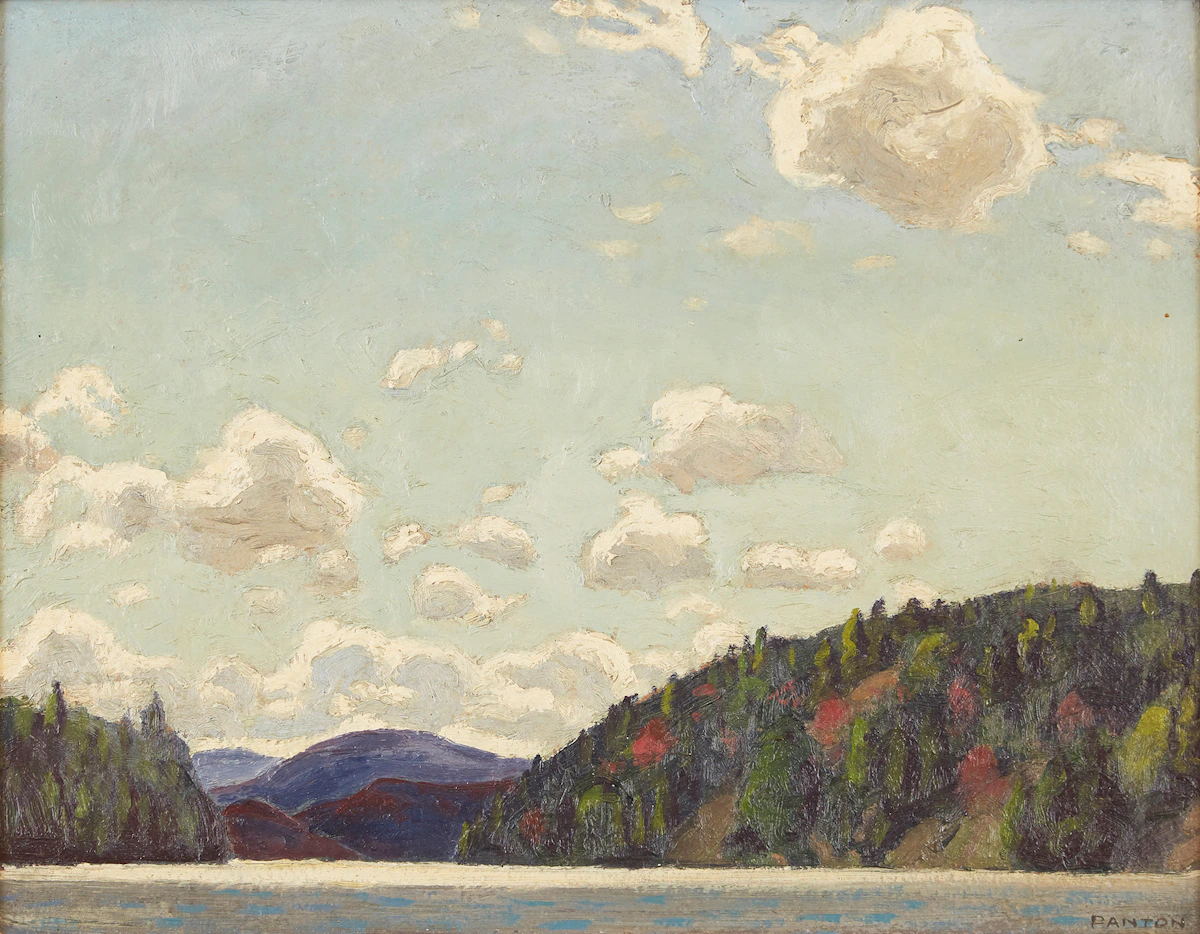 Lawrence Arthur Colley Panton, Blue Mountains Near Indian Village, Atlantic Coast, oil on board
