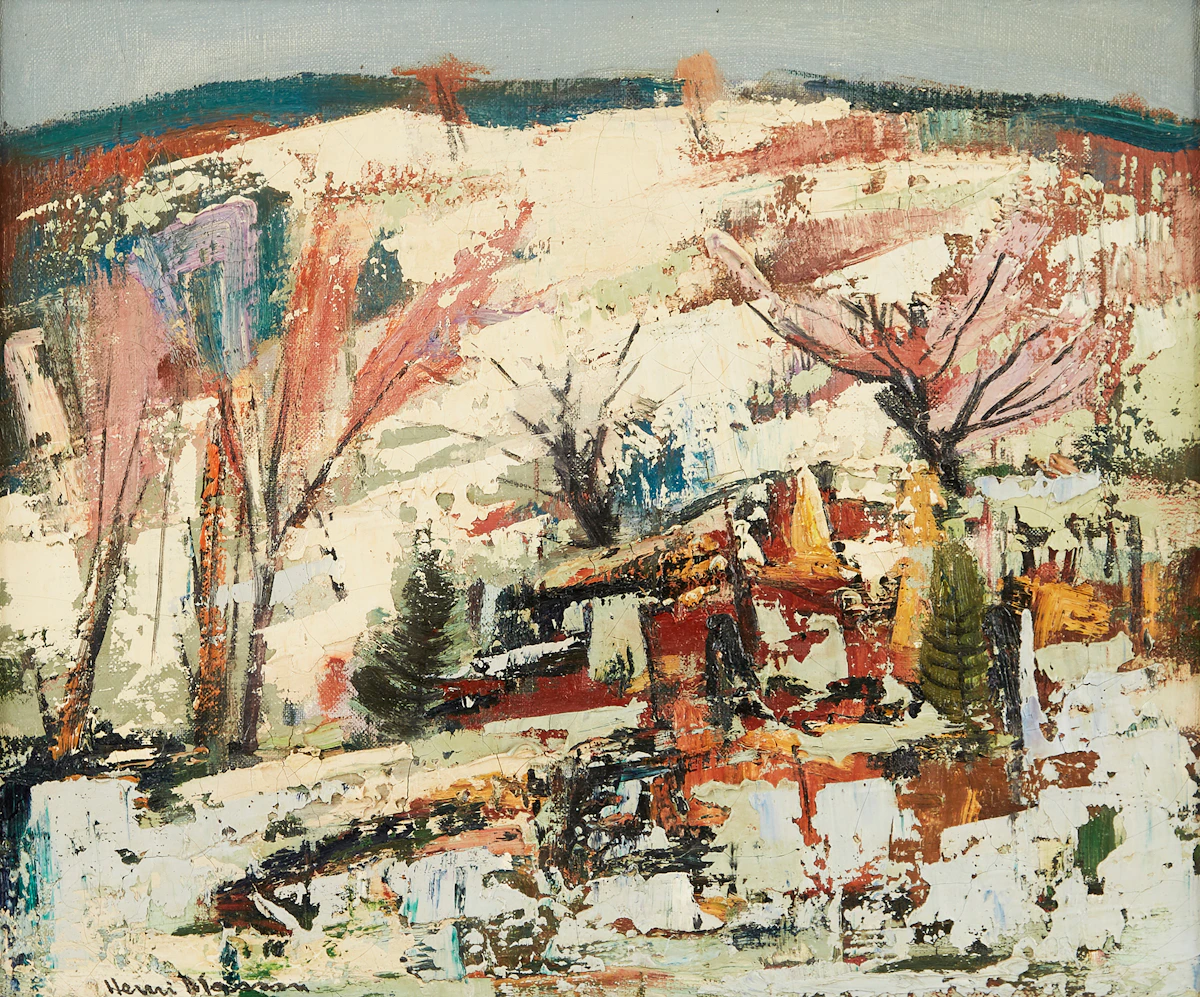 Henri Leopold Masson, Gatineau Hills, oil on canvas