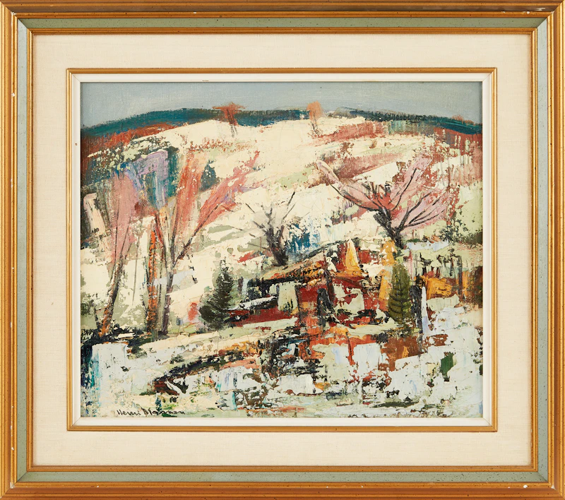 Henri Leopold Masson, Gatineau Hills, oil on canvas - view 2