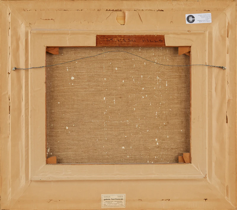 Henri Leopold Masson, Gatineau Hills, oil on canvas - view 3