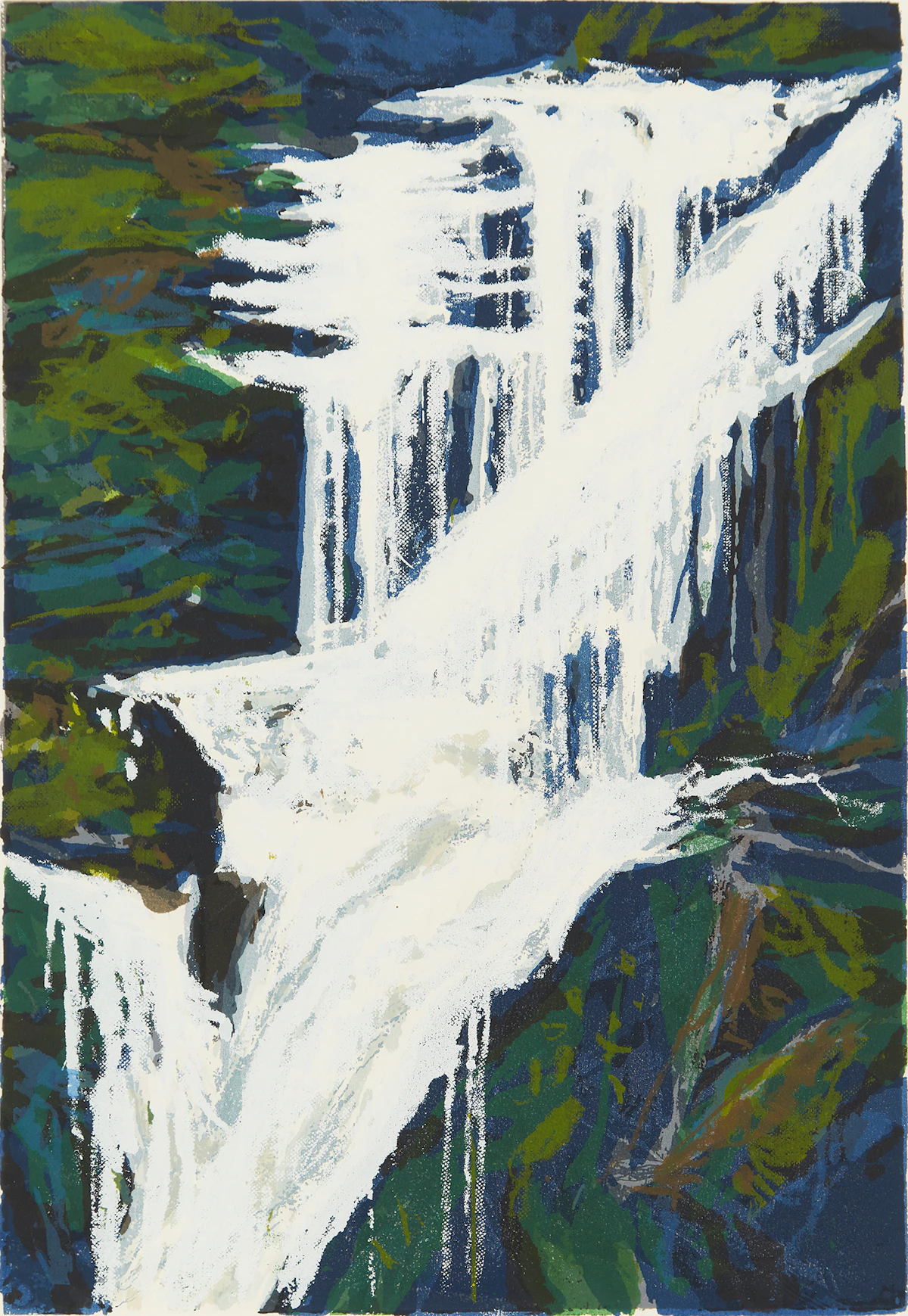 Gordon Appelbe Smith, Shannon Falls D, colour silkscreen, 1991
