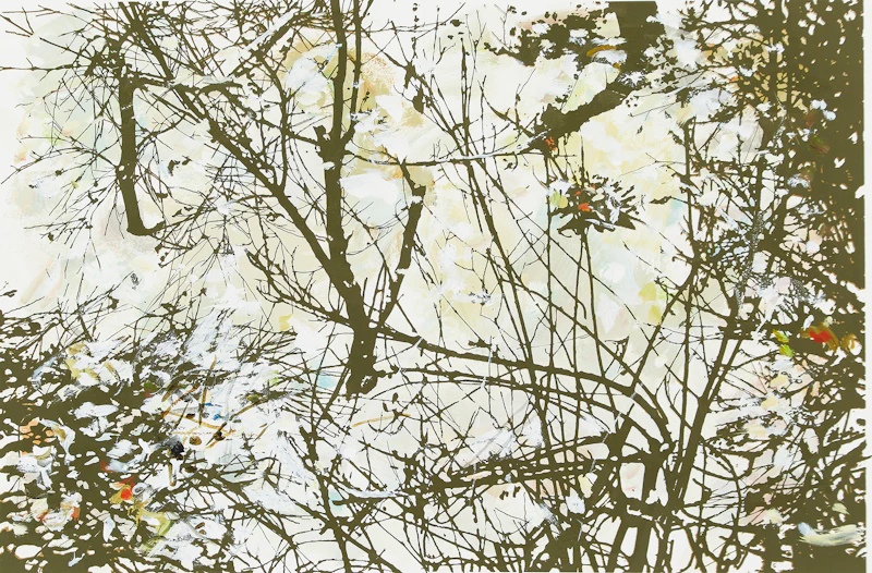 Gordon Appelbe Smith, Winter Garden, colour silkscreen and gouache, 1995 - view 1