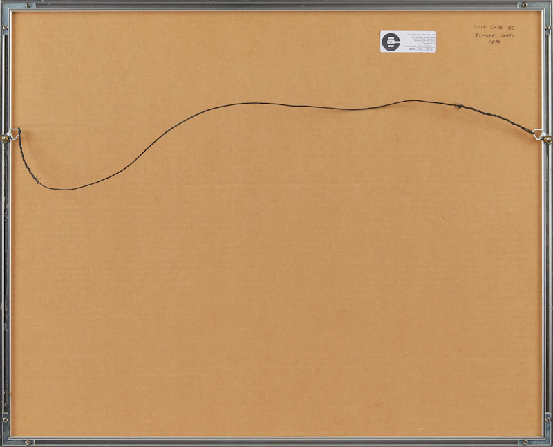 Elmore George Ozard, Lost Lake, B.C., ink and watercolour, 1970 - view 3